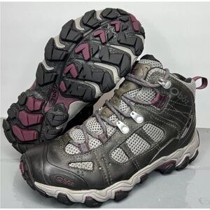 Oboz Bridger Mid B-Dry Hiking Boots Women's 6.5 Leather/Mesh Ankle Waterproof